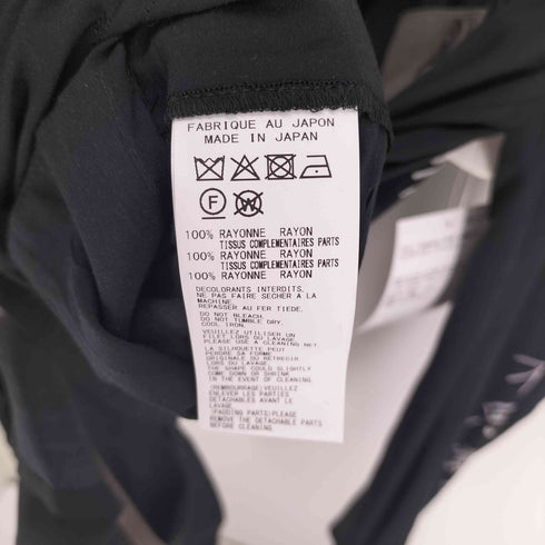 ヨウジヤマモトプールオム Yohji Yamamoto POUR HOMME 25SS collection LOOK31 MODAL LAWN MESSAGE PRINTED JACKET モダール ローン メッセージ プリント ジャケット メンズ JPN:3